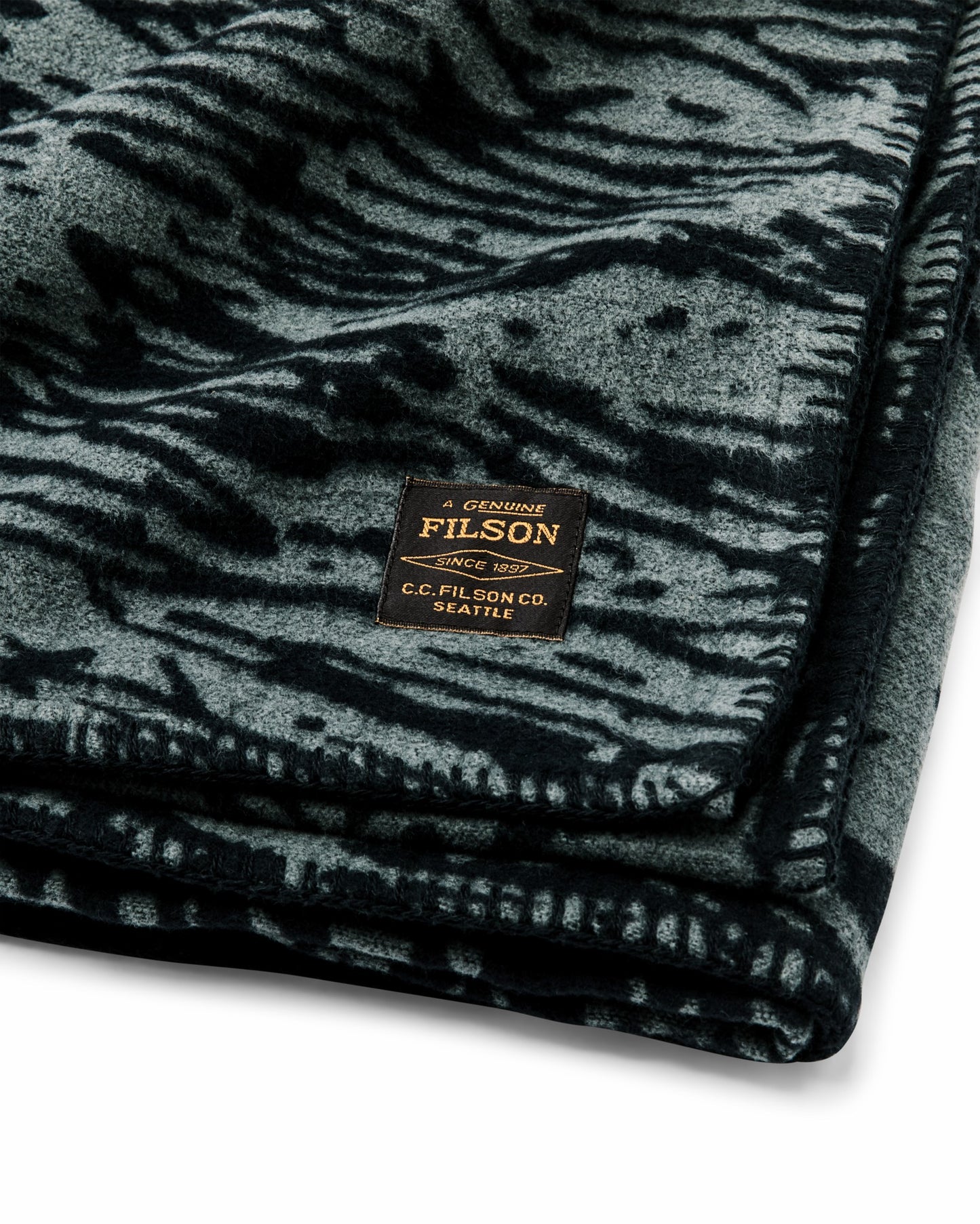 Filson Gear Cotton Blanket - Balsam Green / Marshlands