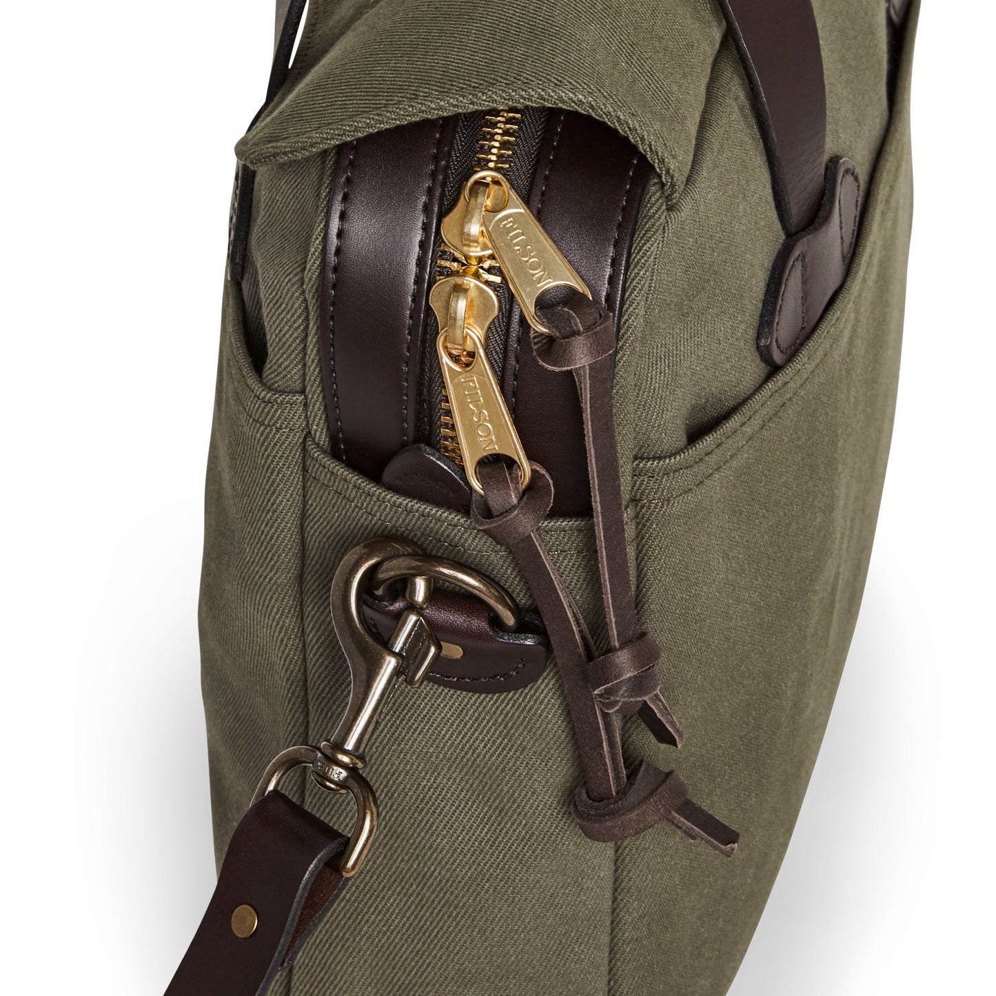 Filson Bags Rugged Twill Original Briefcase - Otter Green