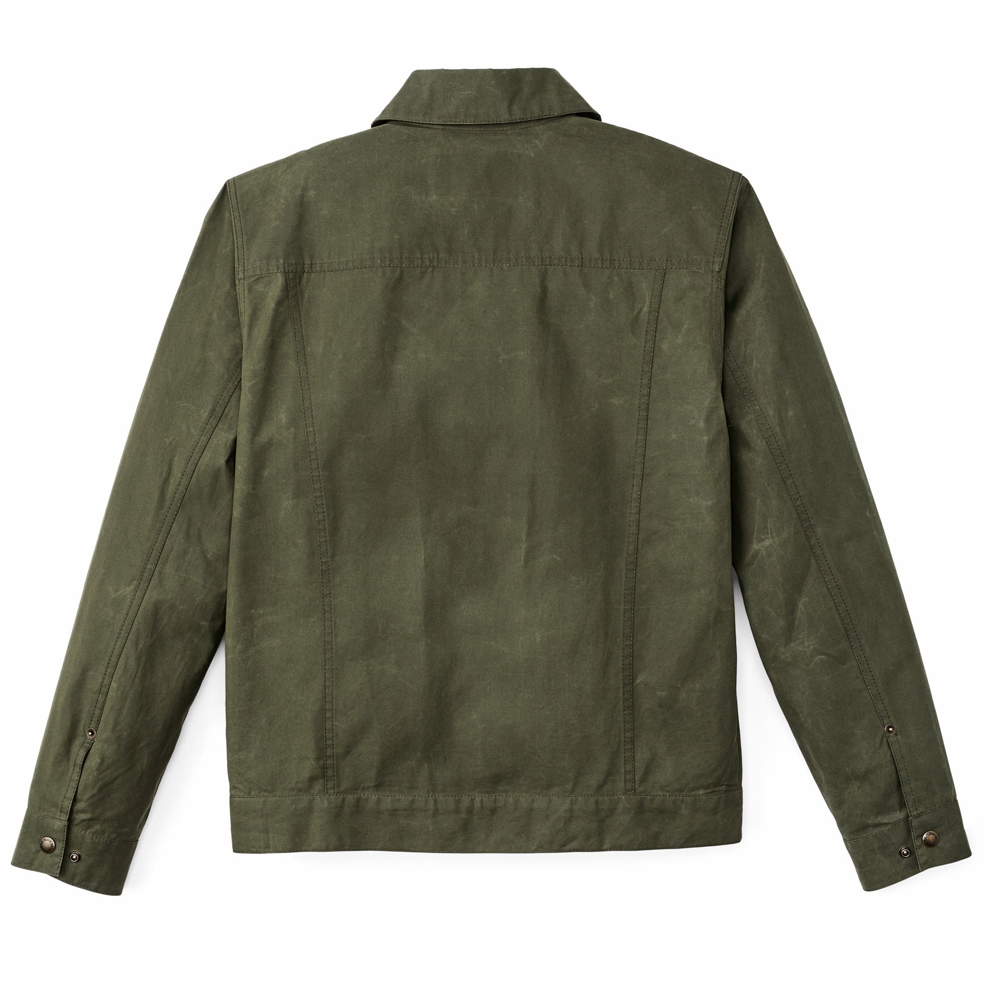 Filson Men Dry Wax Short Cruiser Jacket - Olive