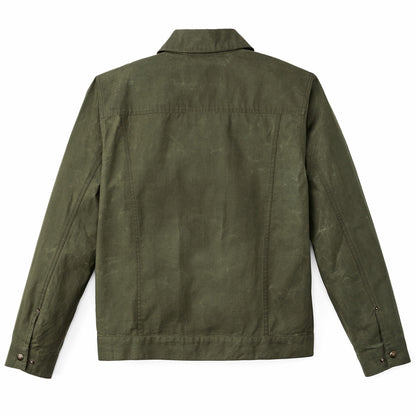 Filson Men Dry Wax Short Cruiser Jacket - Olive