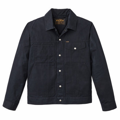 Filson Men Dry Wax Short Cruiser Jacket - Navy
