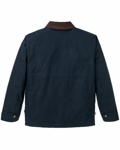 Filson Men Dry Wax Short Field Jacket - Navy