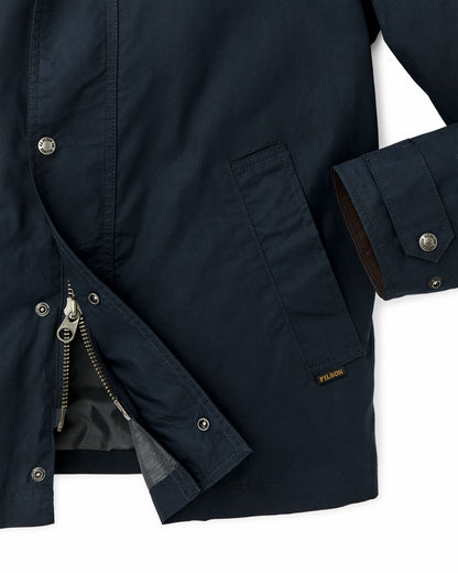 Filson Men Dry Wax Short Field Jacket - Navy