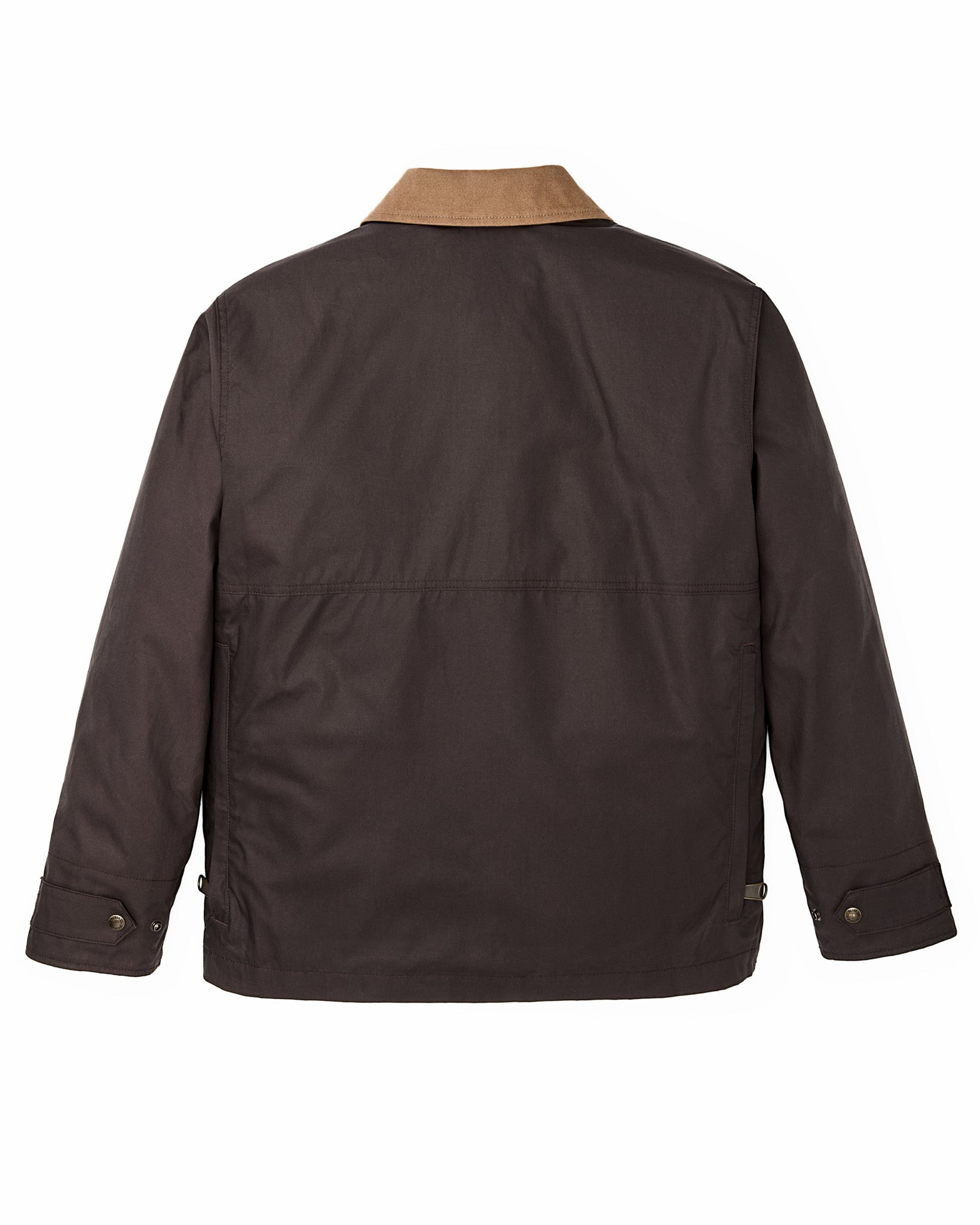 Filson Men Dry Wax Short Field Jacket - Dark Brown