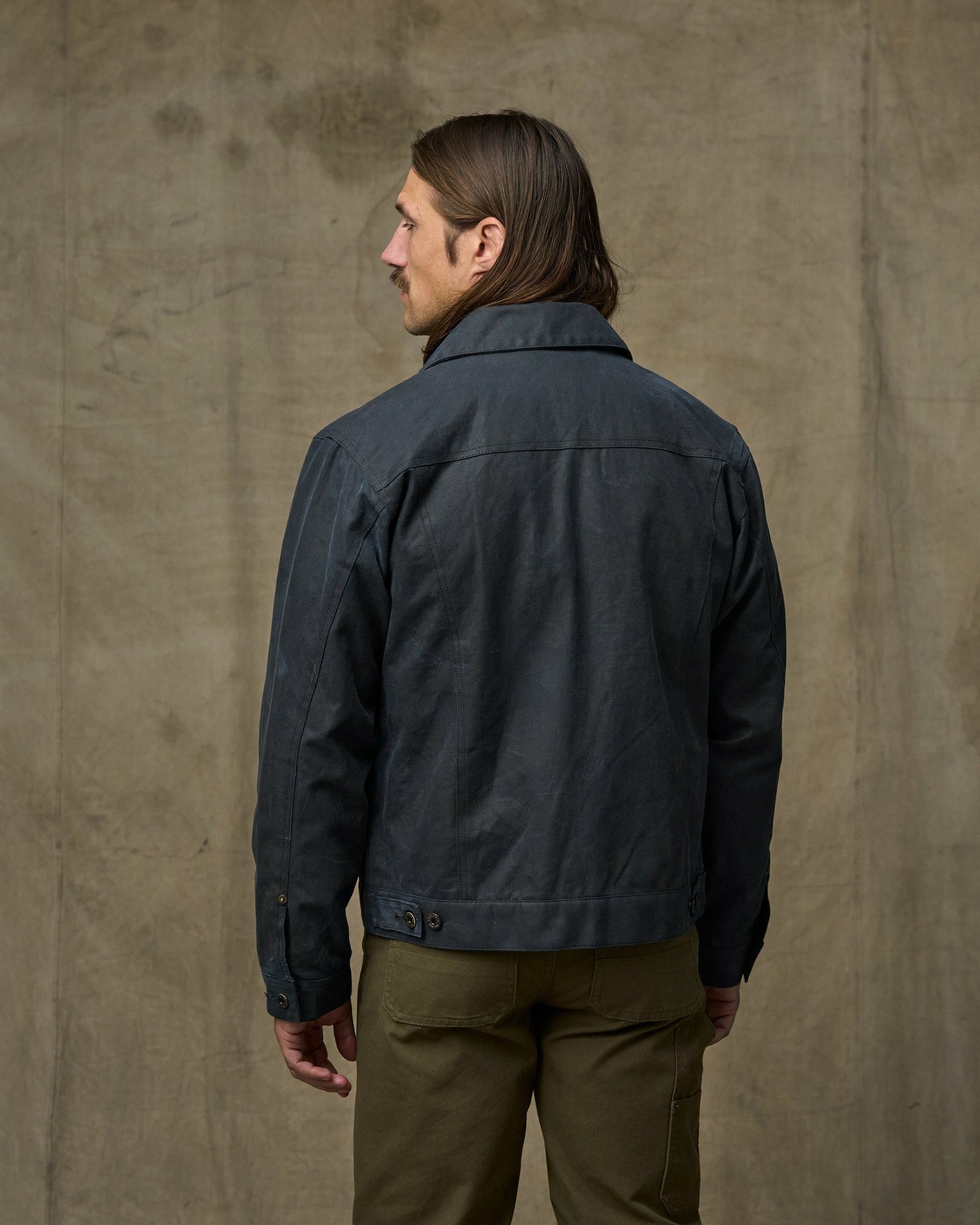 Filson Men Tin Cloth Short Lined Cruiser Jacket