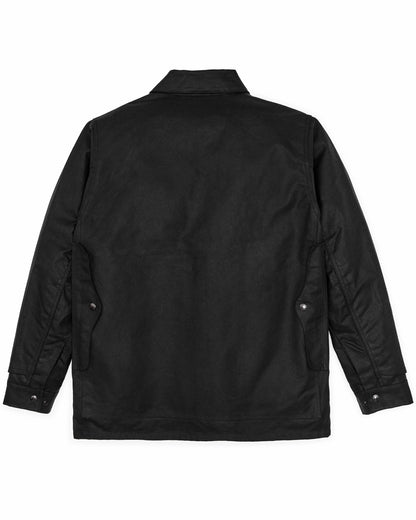 Filson Men Lined Tin Cloth Cruiser Jacket - Black