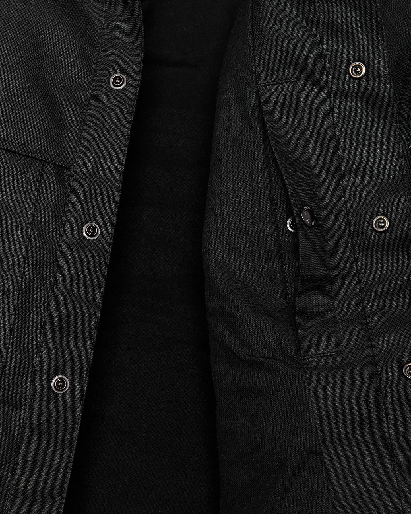Filson Men Lined Tin Cloth Cruiser Jacket - Black