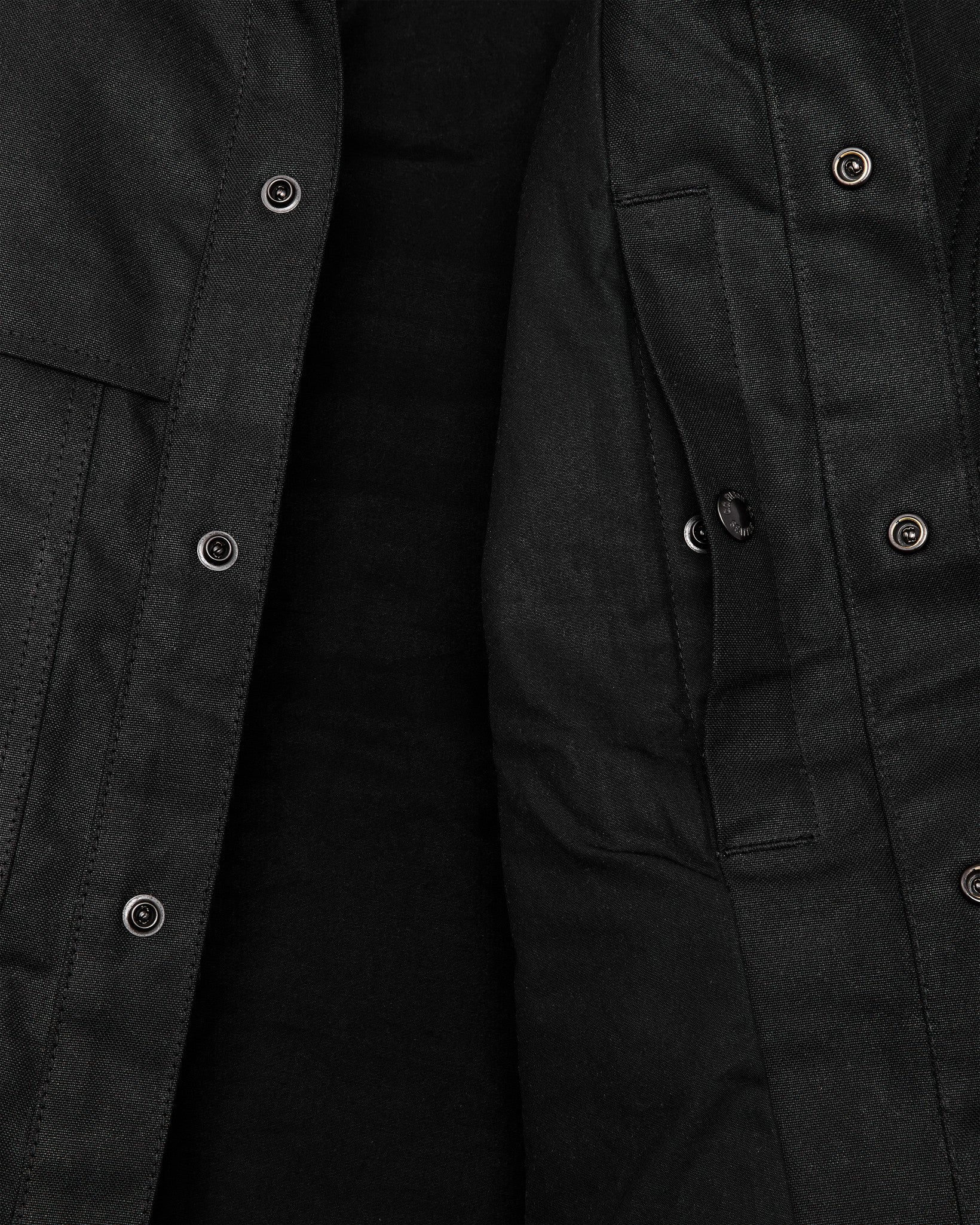Filson Men Lined Tin Cloth Cruiser Jacket - Black
