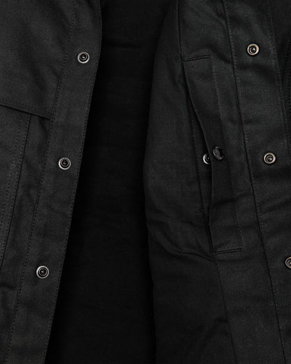 Filson Men Lined Tin Cloth Cruiser Jacket - Black