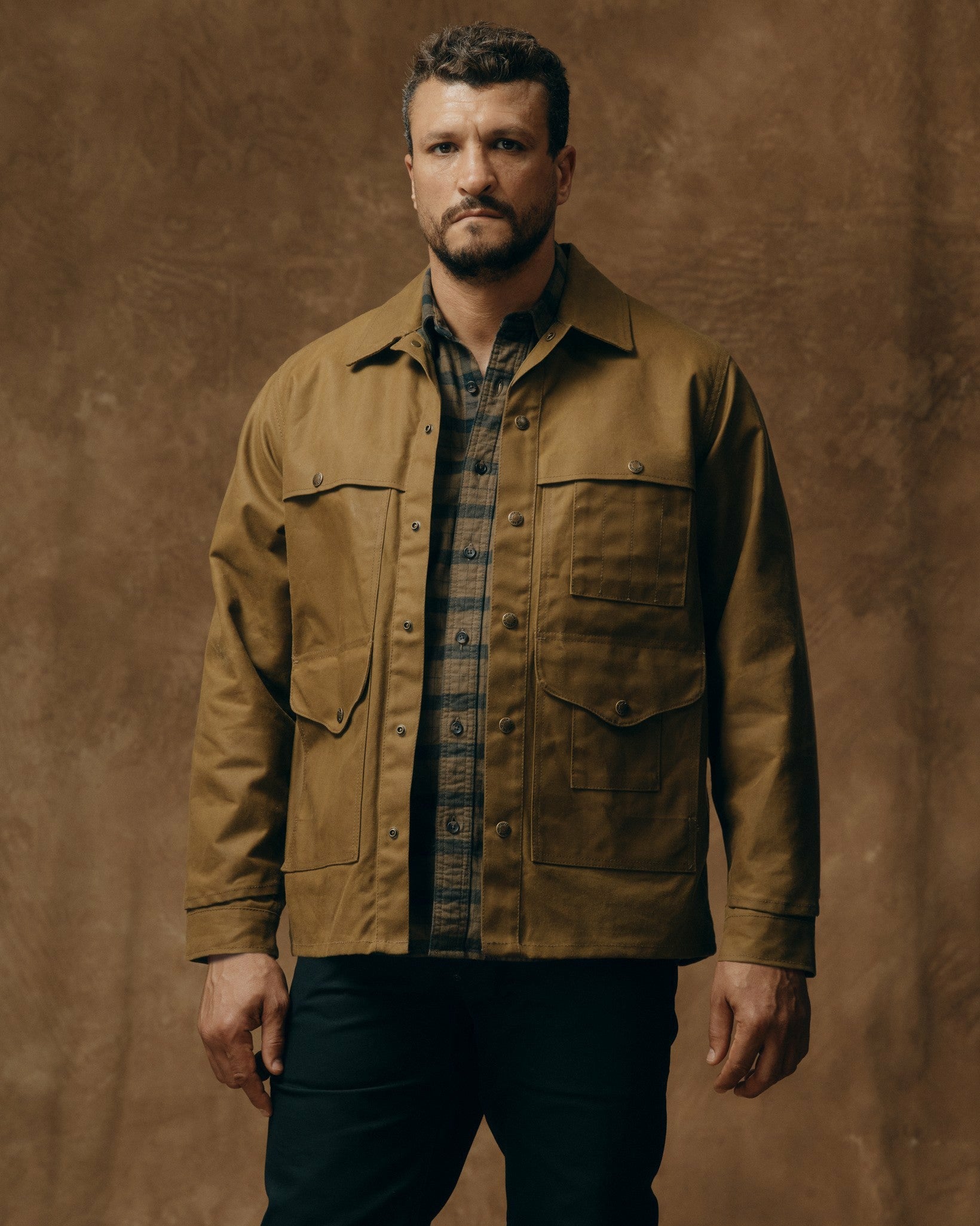 Filson Men Men's Lined Tin Cloth Cruiser Jacket