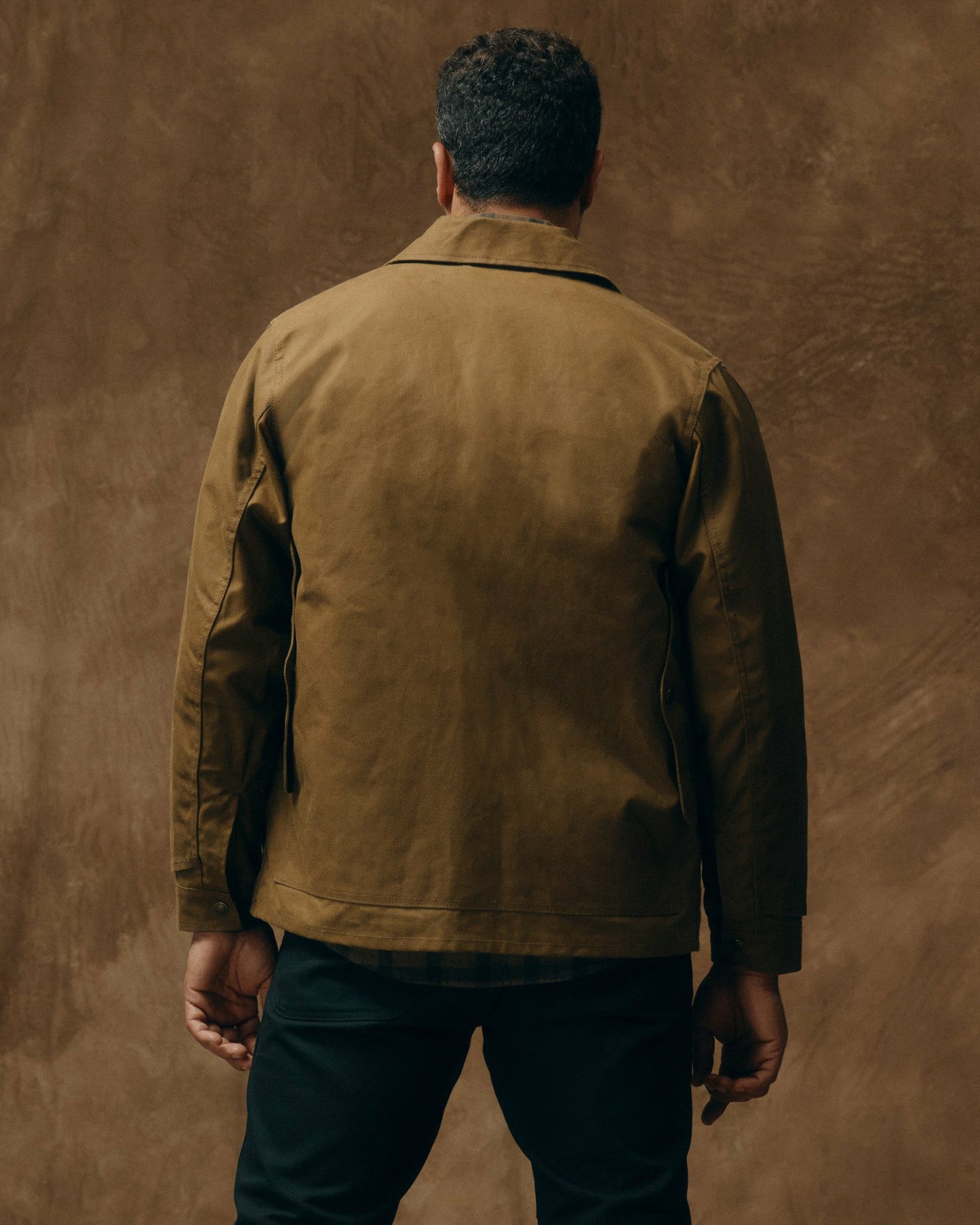 Filson Men Men's Lined Tin Cloth Cruiser Jacket