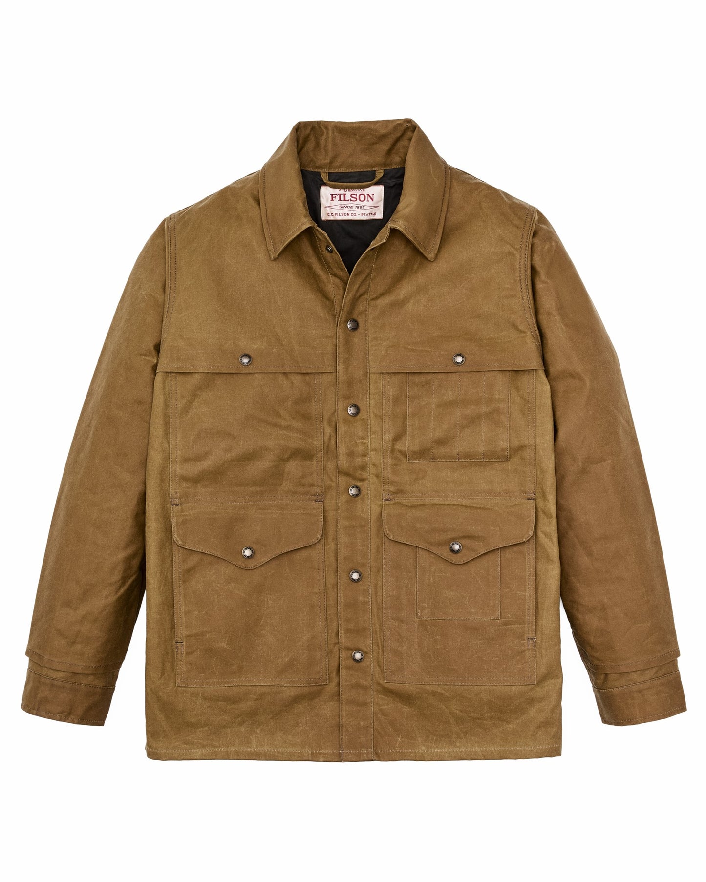Filson Men Men's Lined Tin Cloth Cruiser Jacket