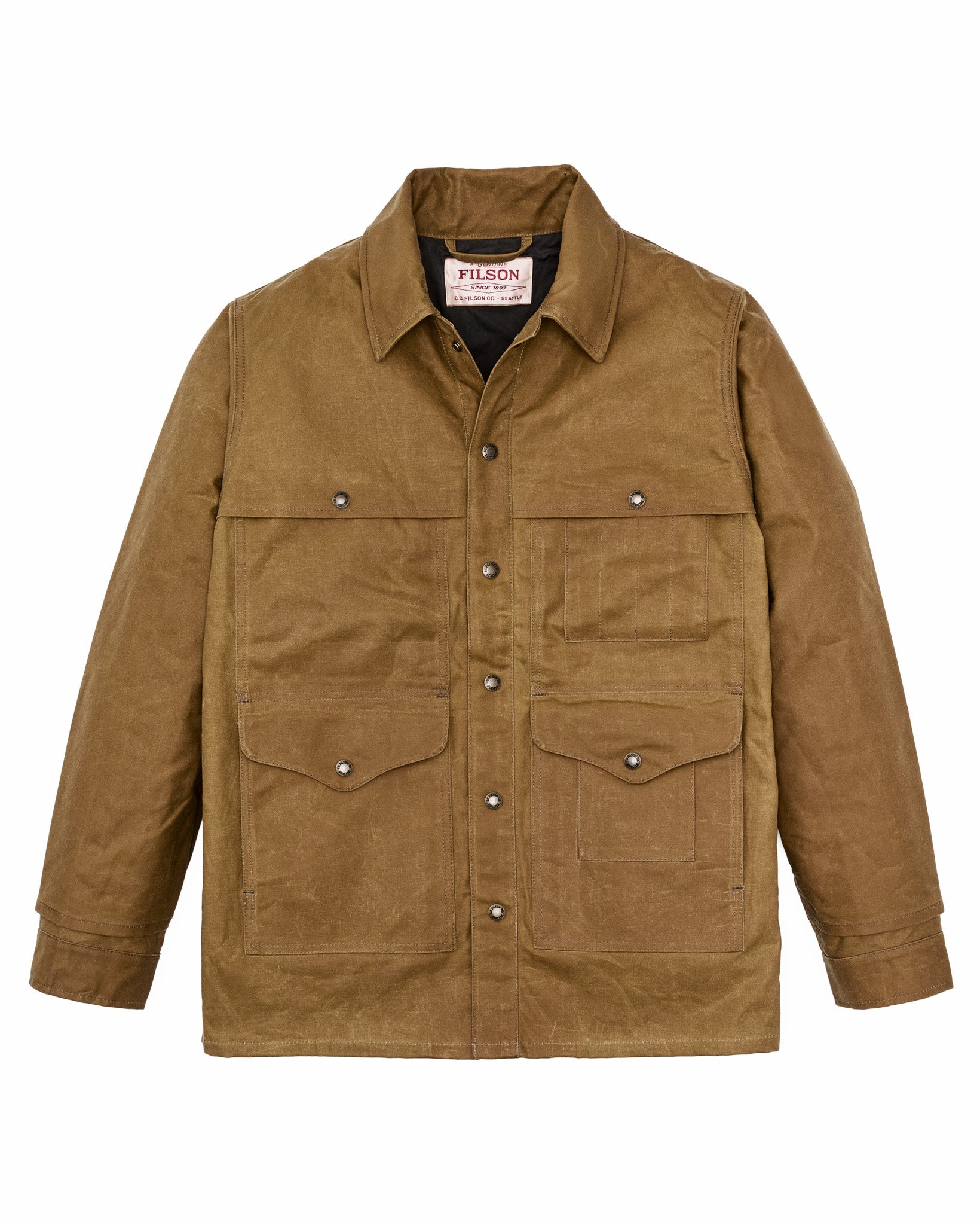 Filson Men Men's Lined Tin Cloth Cruiser Jacket