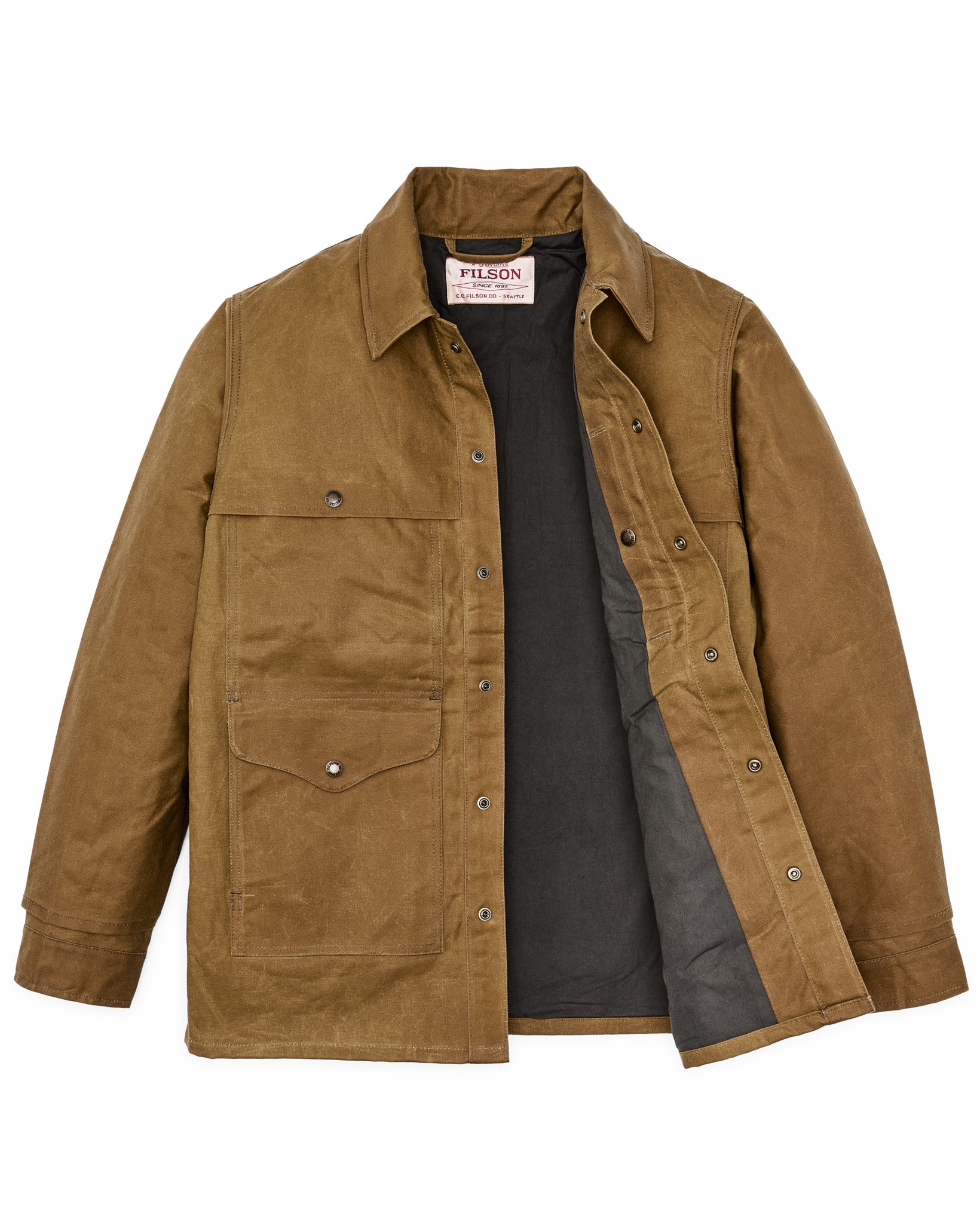 Filson Men Men's Lined Tin Cloth Cruiser Jacket