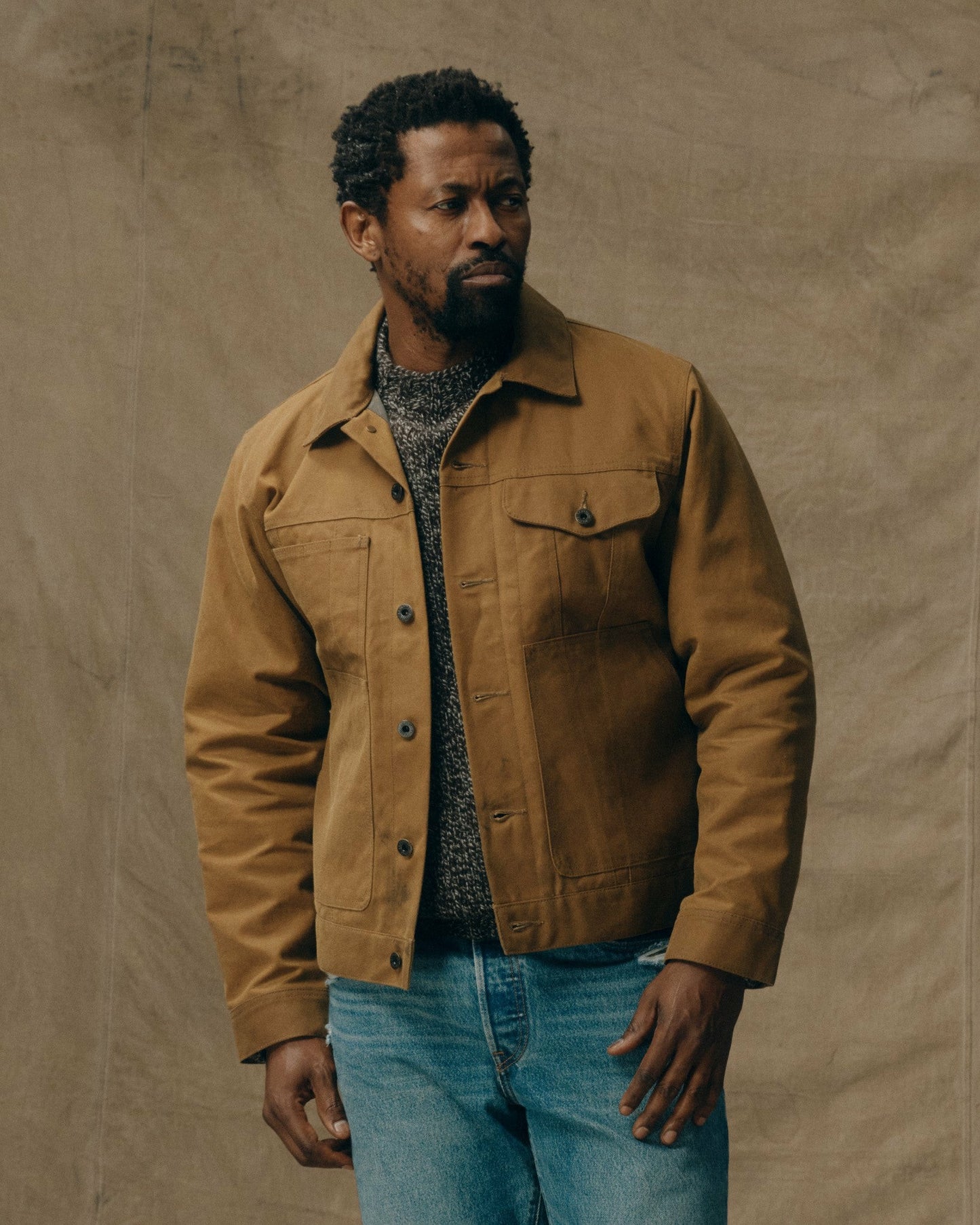 Filson Men Tin Cloth Short Lined Cruiser Jacket