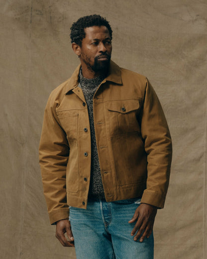 Filson Men Tin Cloth Short Lined Cruiser Jacket