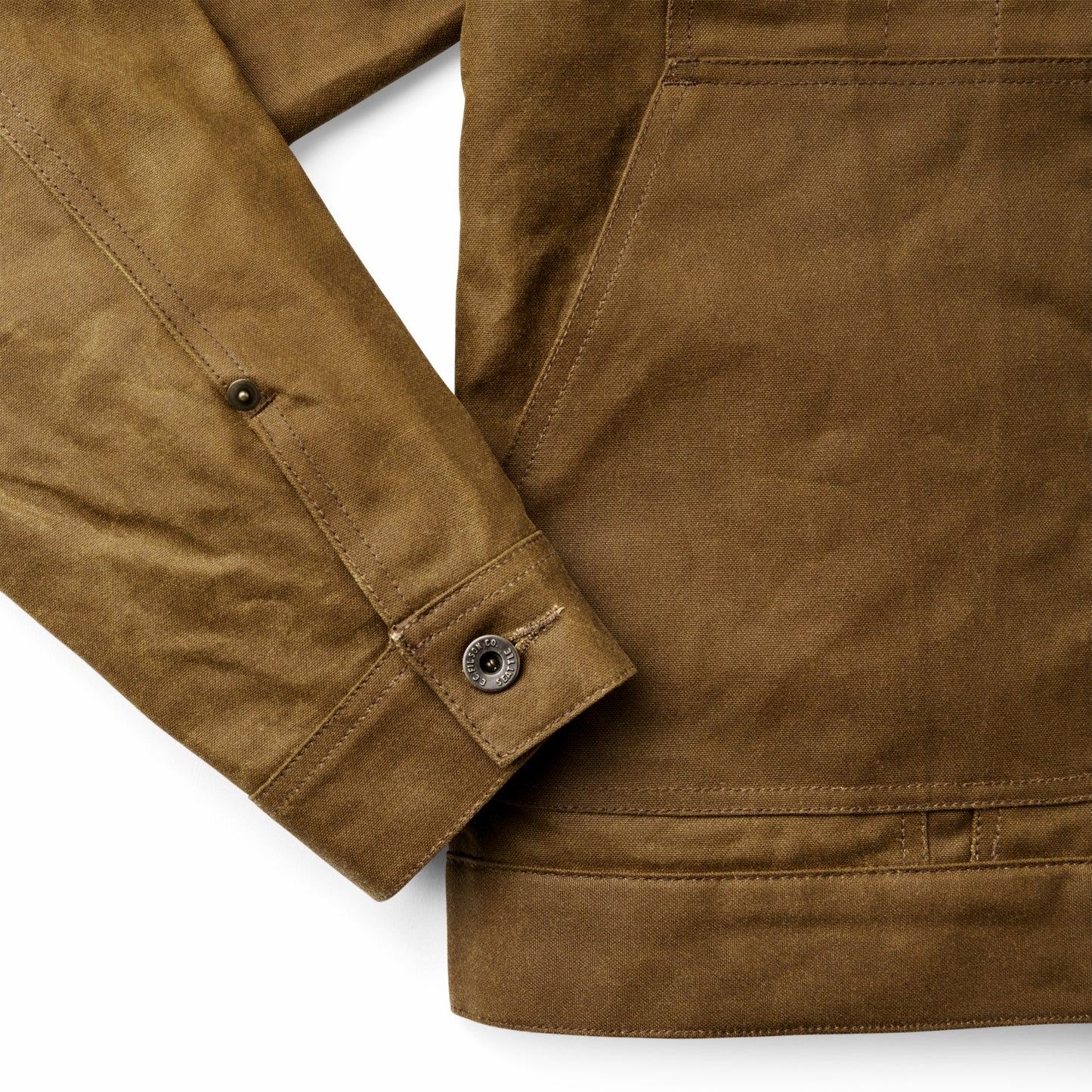 Filson Men Tin Cloth Short Lined Cruiser Jacket