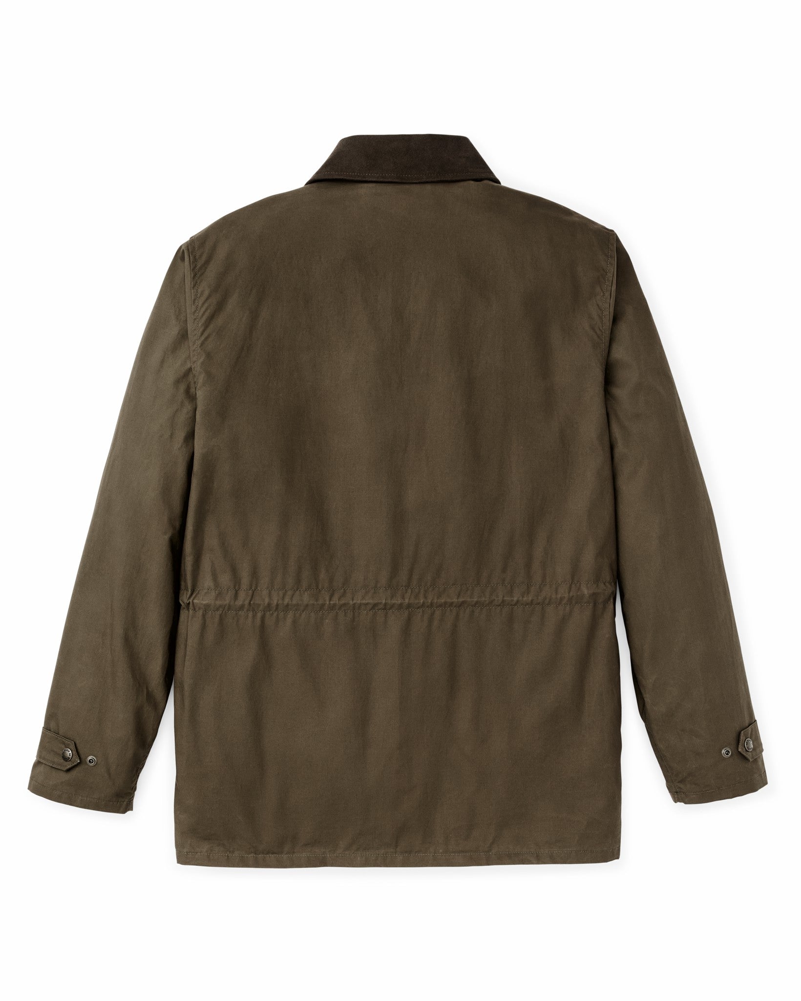Filson Men Dry Wax Mile Marker Coat - Burnt Olive