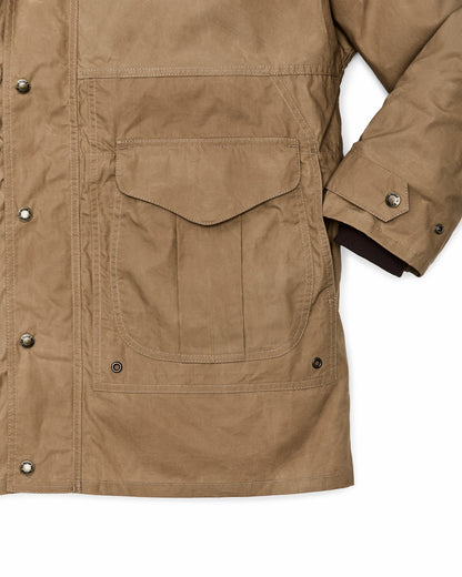 Filson Men Dry Wax Omak Coat - Dark Beige