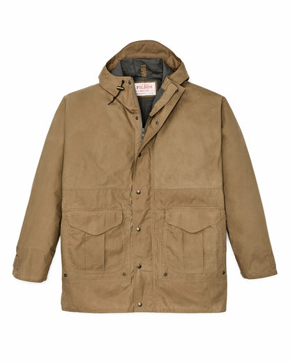 Filson Men Dry Wax Omak Coat - Dark Beige