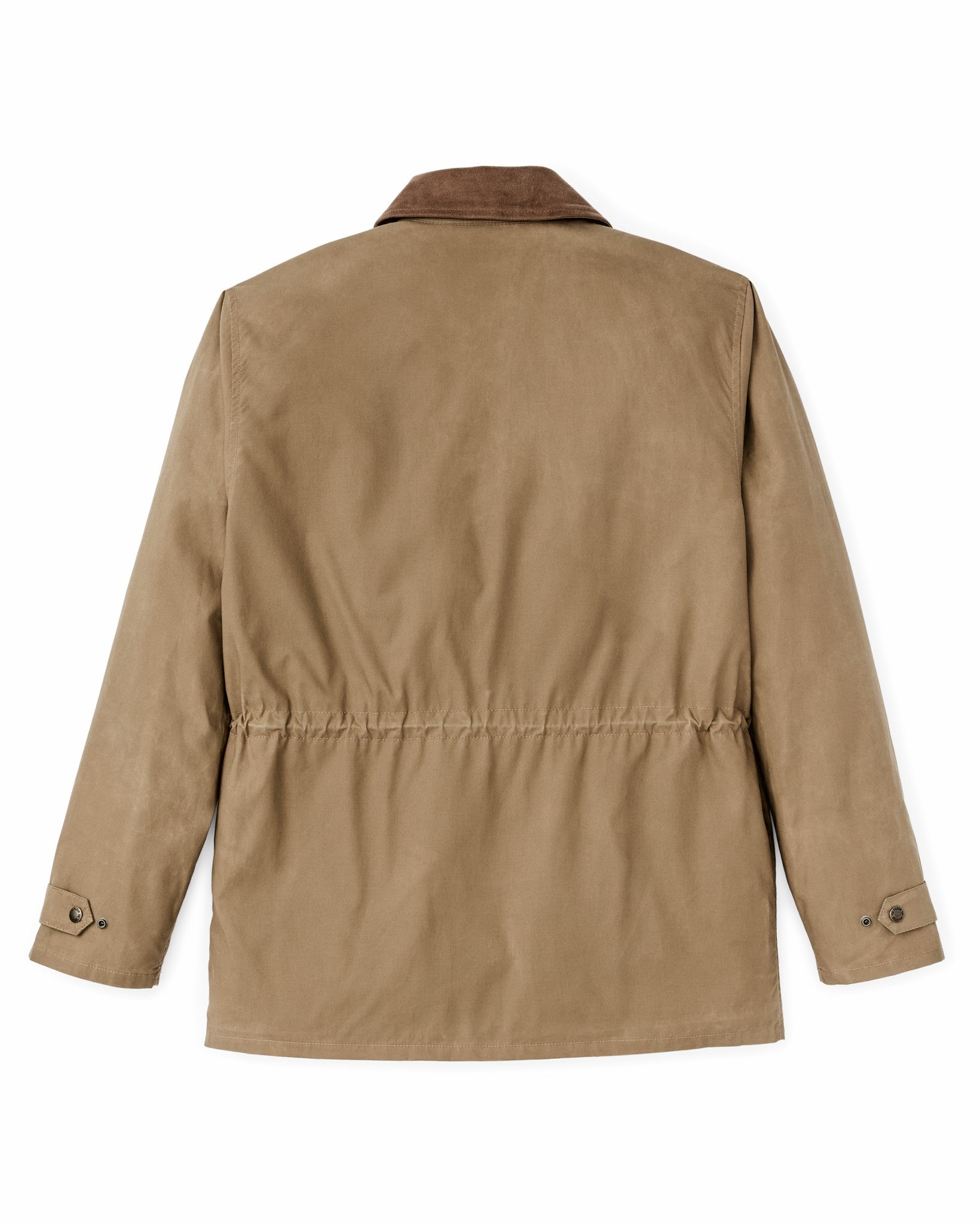 Filson Men Dry Wax Mile Marker Coat - Dark Beige