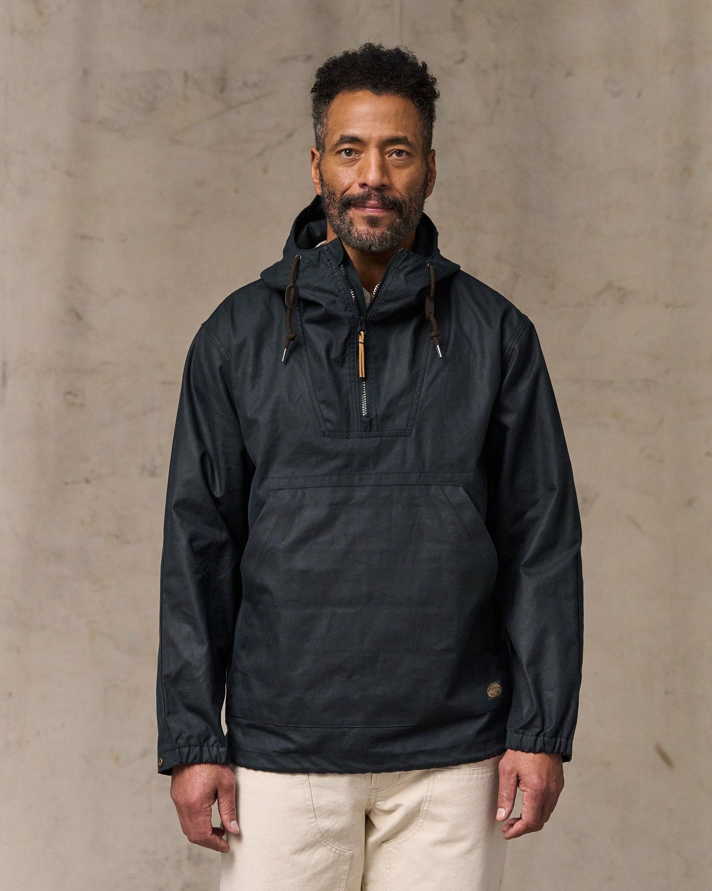 Filson Men Shelter Cloth Waxed Anorak - Harbor Blue