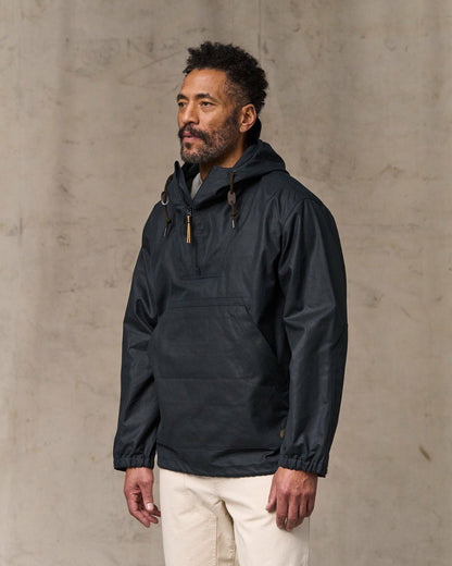 Filson Men Shelter Cloth Waxed Anorak - Harbor Blue