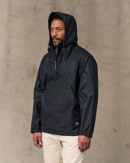 Filson Men Shelter Cloth Waxed Anorak - Harbor Blue
