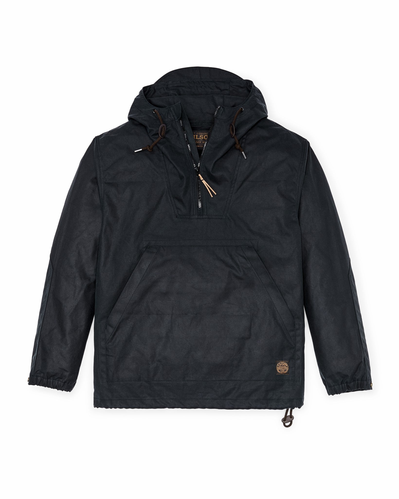 Filson Men Shelter Cloth Waxed Anorak - Harbor Blue