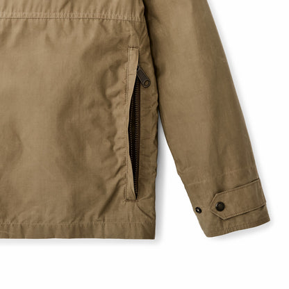 Filson Men Dry Wax Short Field Jacket - Dark Beige