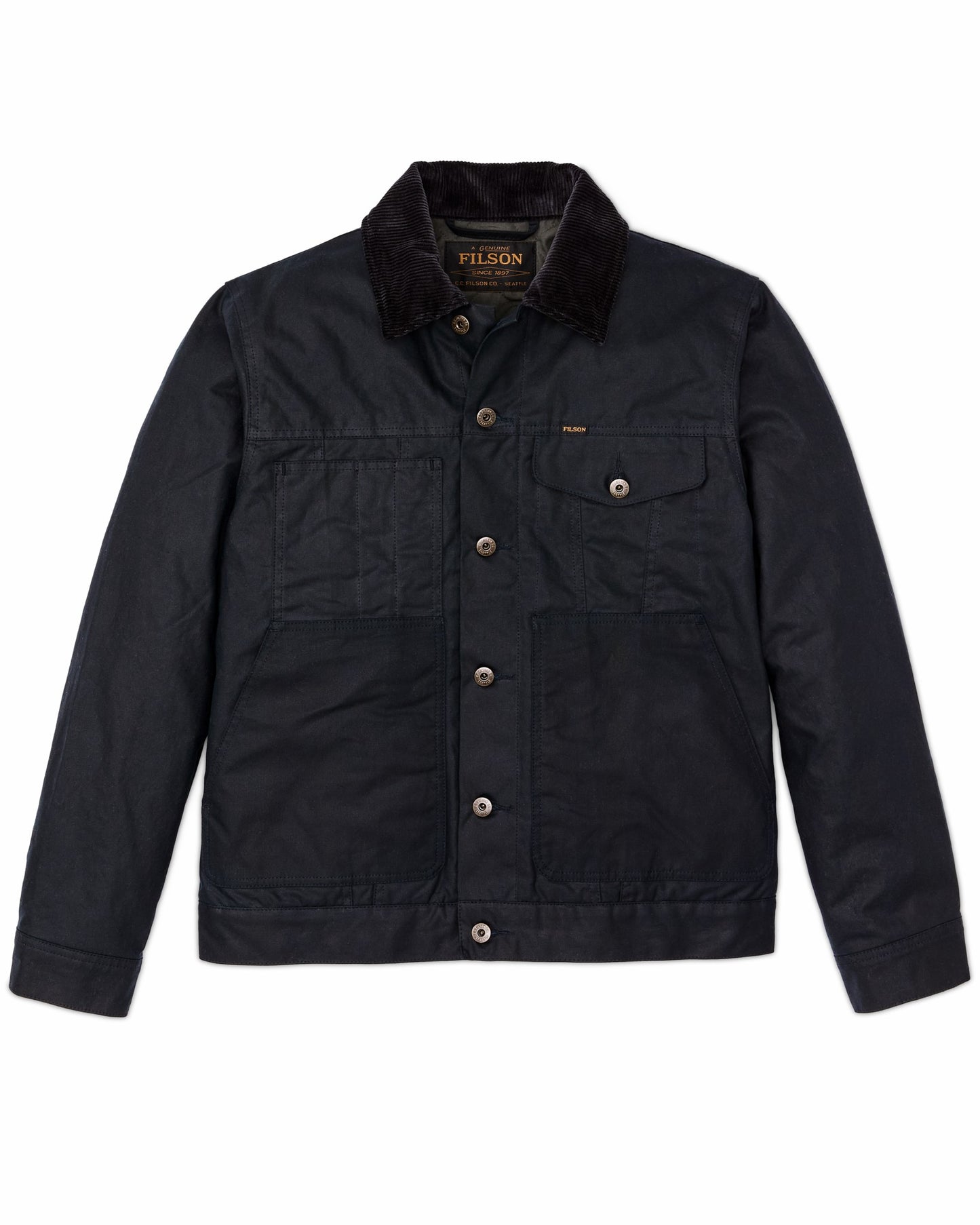 Filson Men Insulated Short Cruiser Jacket - Harbor Blue