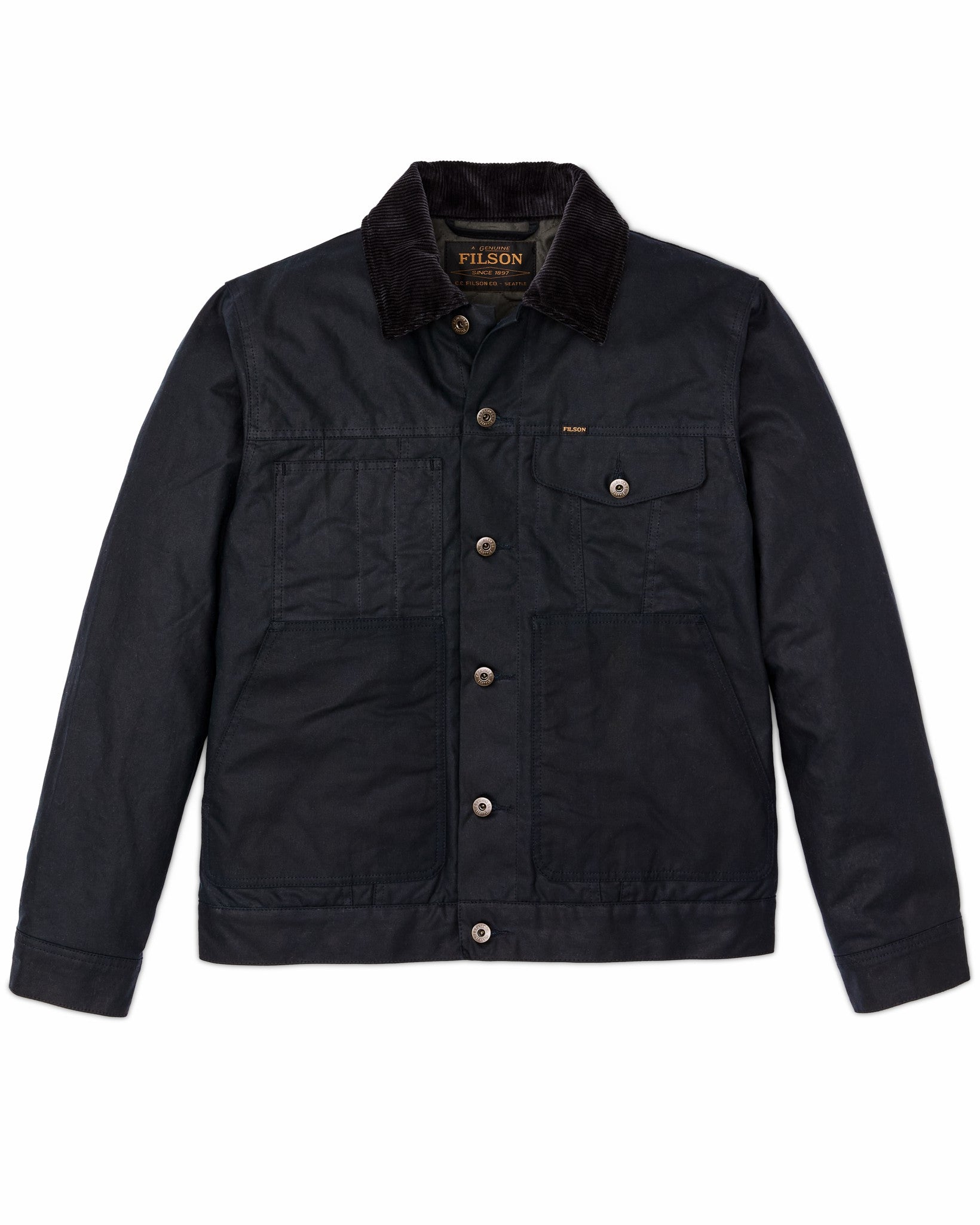 Filson Men Insulated Short Cruiser Jacket - Harbor Blue