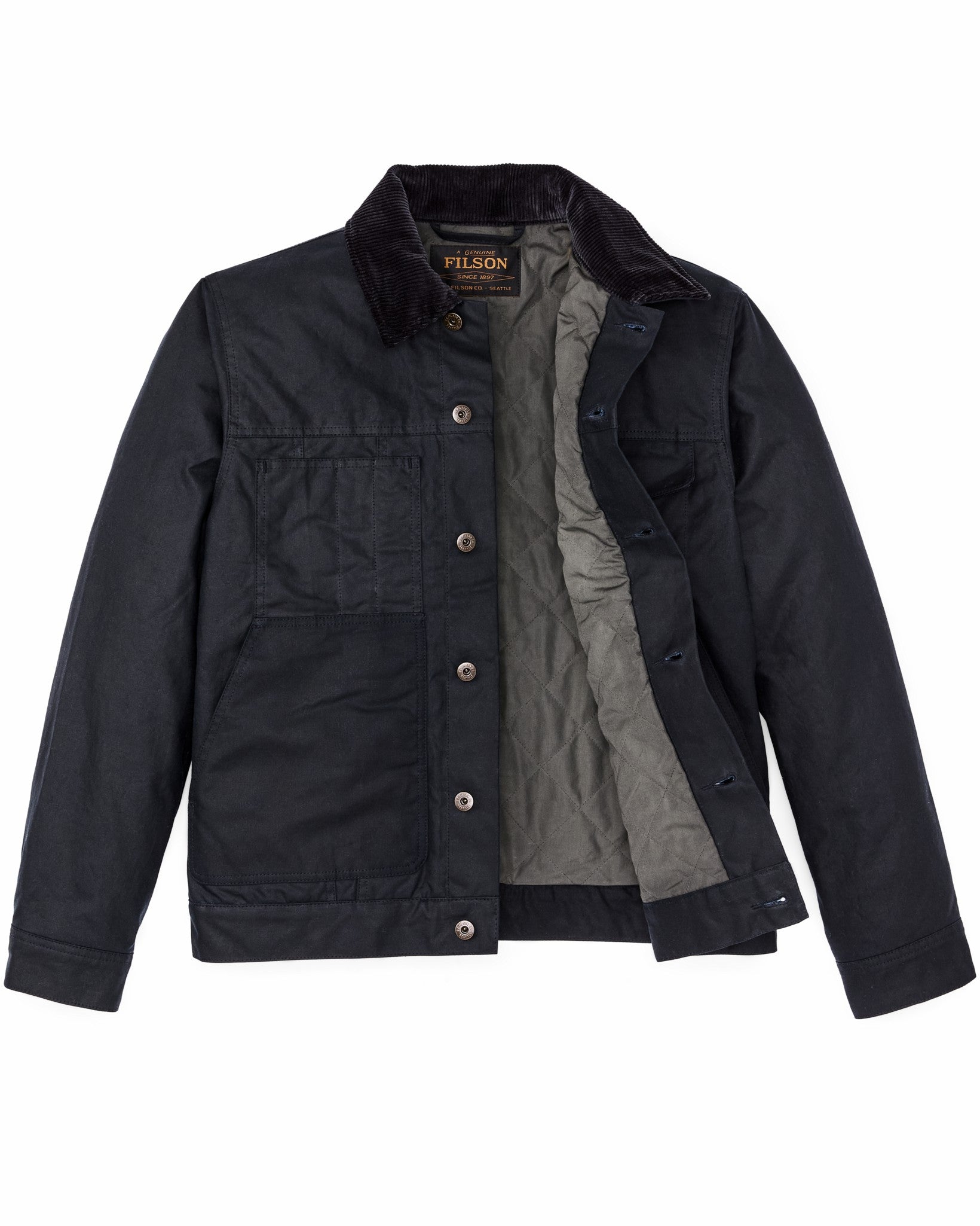 Filson Men Insulated Short Cruiser Jacket - Harbor Blue