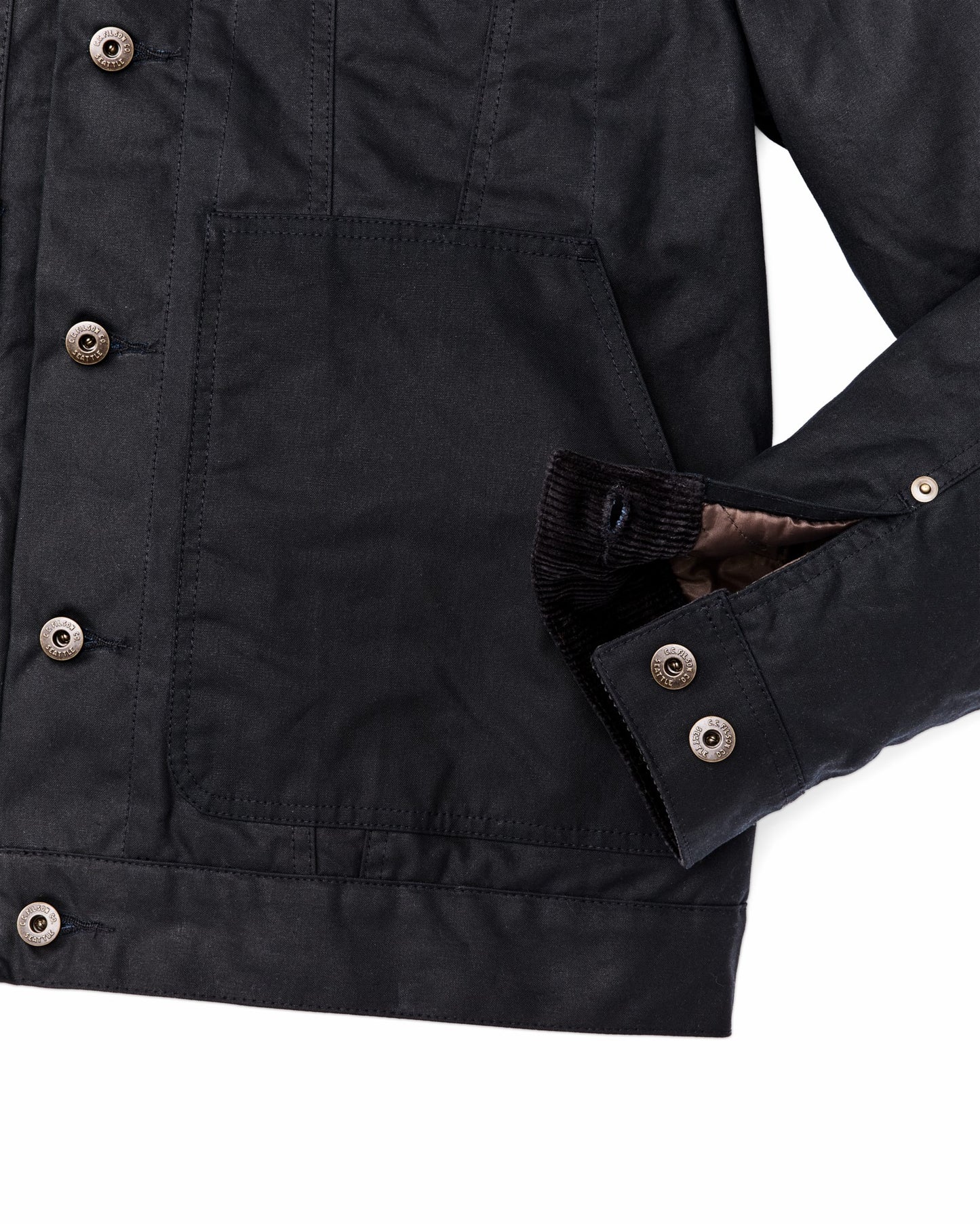 Filson Men Insulated Short Cruiser Jacket - Harbor Blue