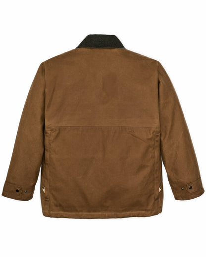 Filson Men Lined Tin Cloth Field Jacket - Dark Tan