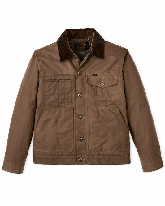 Filson Men Insulated Short Cruiser Jacket - Dark Brown