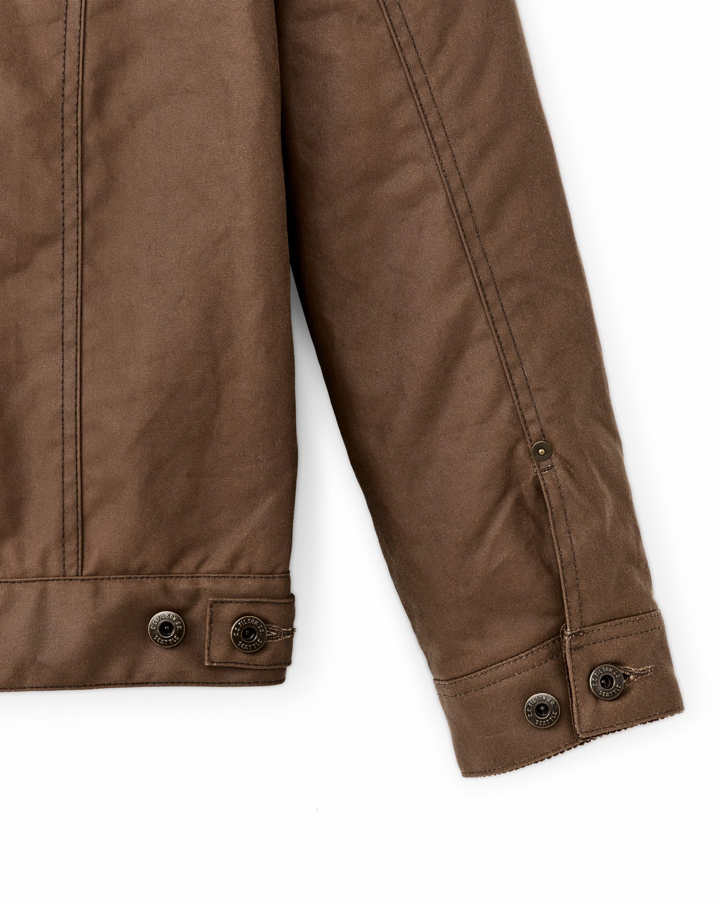 Filson Men Insulated Short Cruiser Jacket - Dark Brown