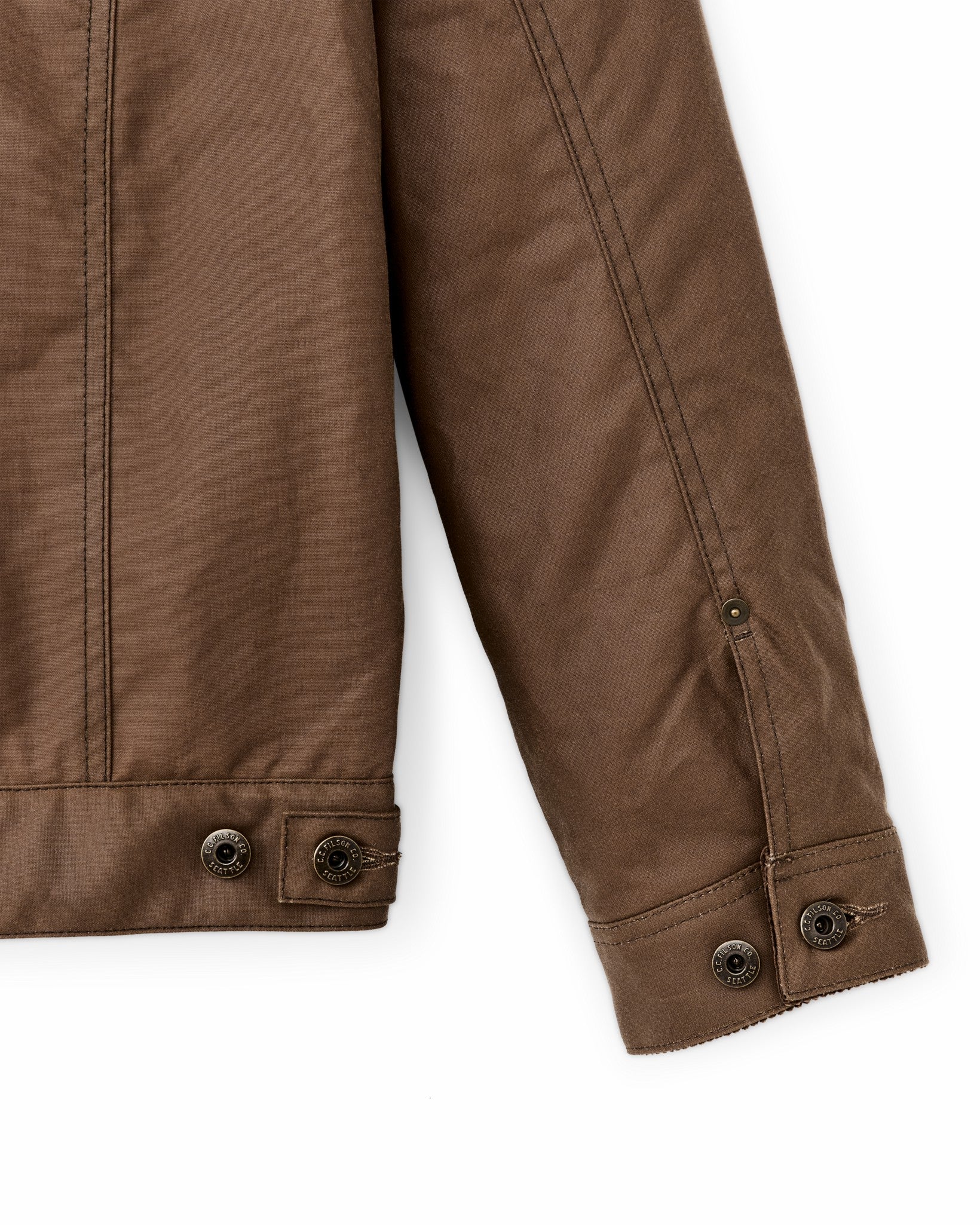 Filson Men Insulated Short Cruiser Jacket - Dark Brown