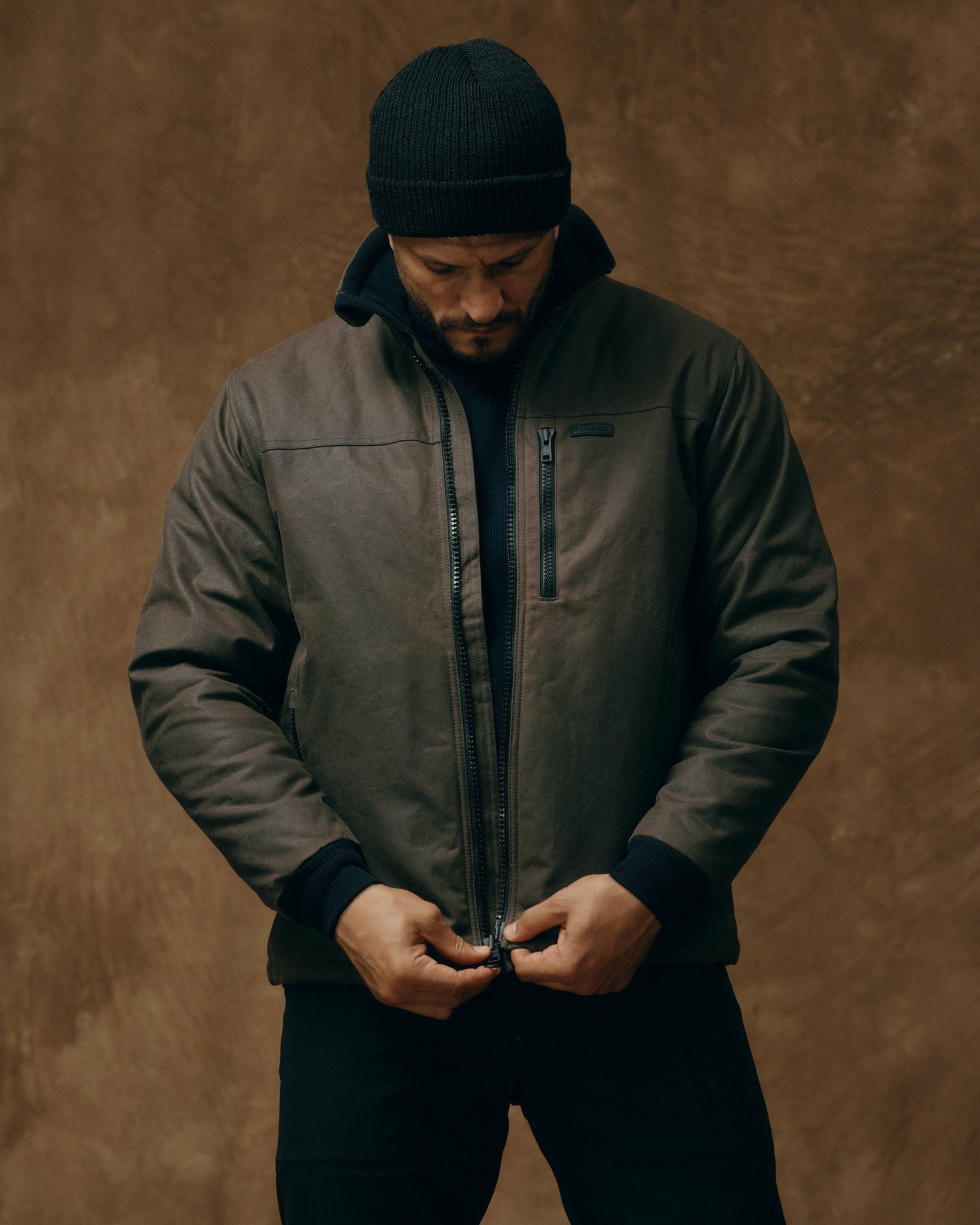 Filson Men Tin Cloth Primaloft Jacket - Otter Green