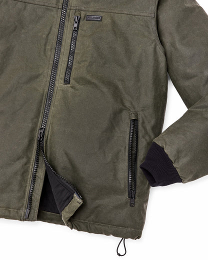 Filson Men Tin Cloth Primaloft Jacket - Otter Green