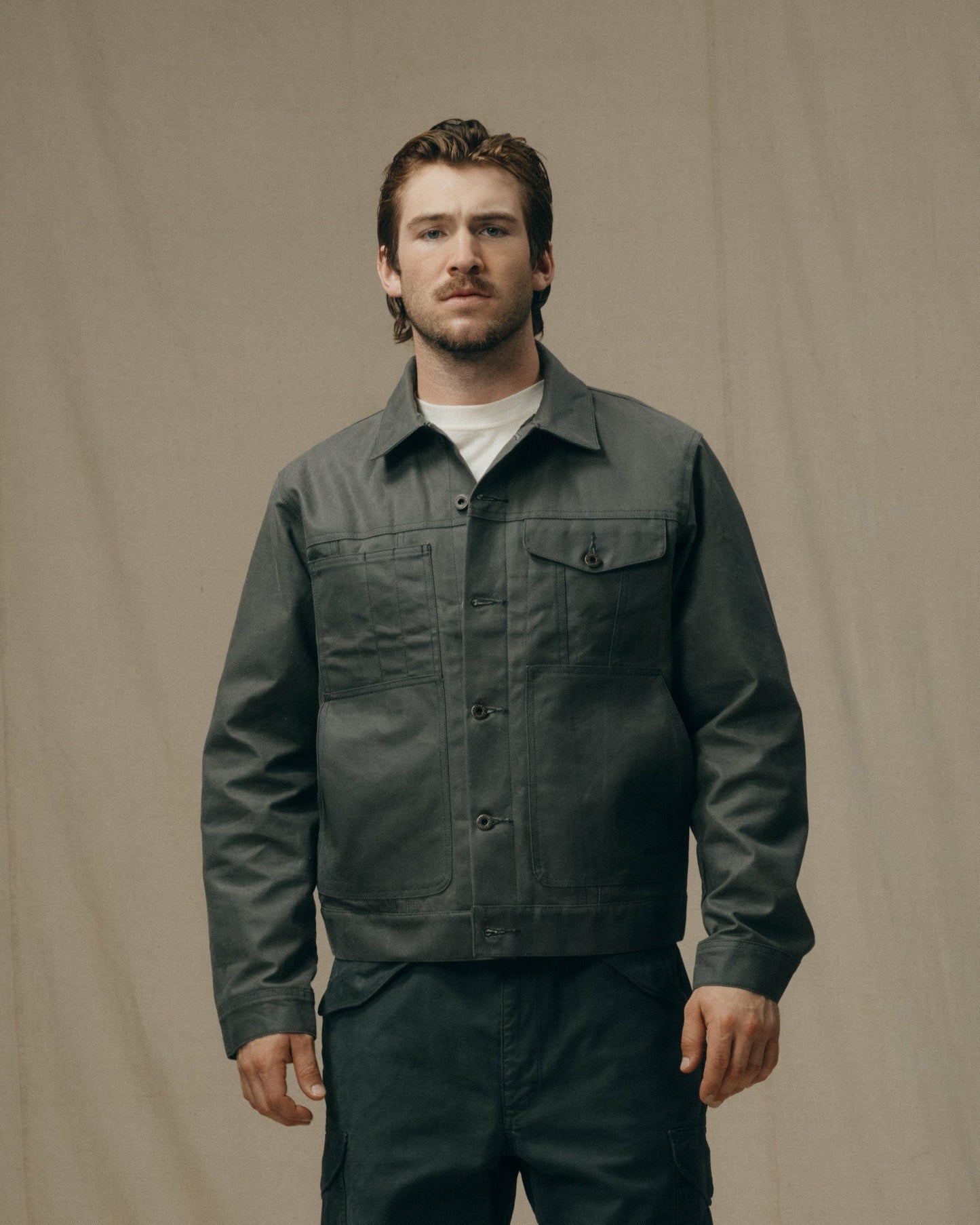 Filson Men Tin Cloth Short Lined Cruiser Jacket