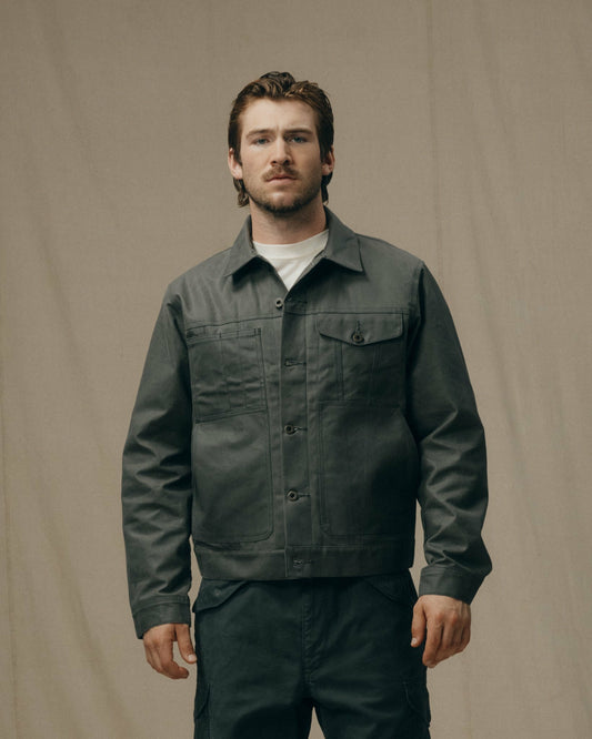 Filson Men Tin Cloth Short Lined Cruiser Jacket