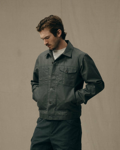 Filson Men Tin Cloth Short Lined Cruiser Jacket