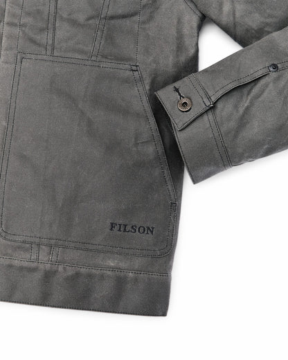 Filson Men Tin Cloth Short Lined Cruiser Jacket