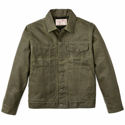 Filson Men Tin Cloth Short Lined Cruiser Jacket