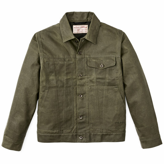 Filson Men Tin Cloth Short Lined Cruiser Jacket
