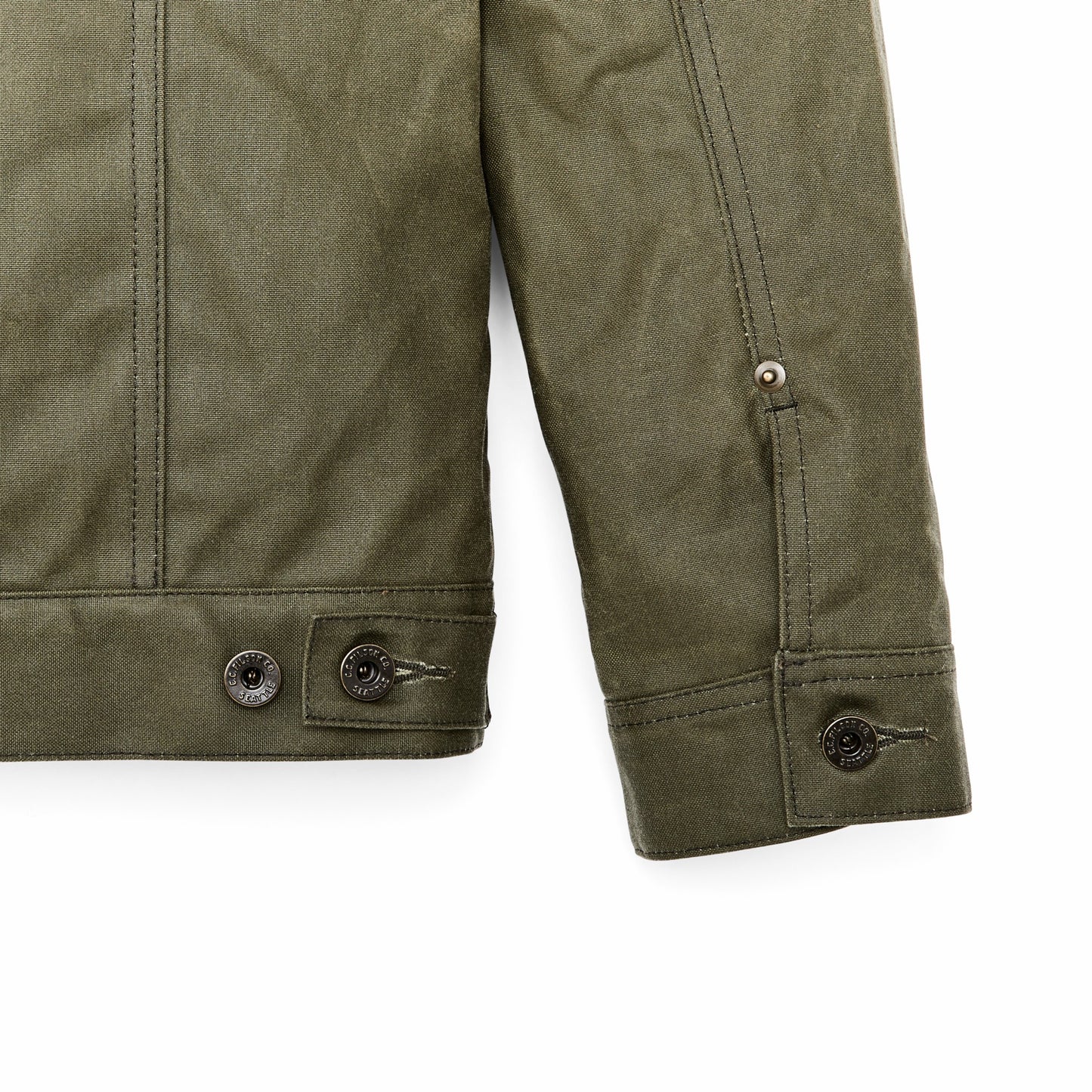 Filson Men Tin Cloth Short Lined Cruiser Jacket