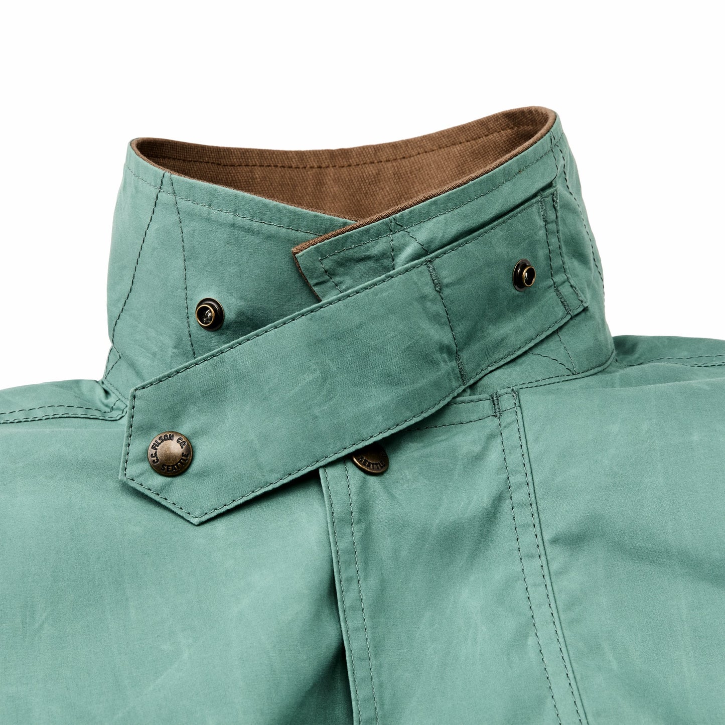 Filson Men Dry Wax Short Field Jacket - Deep Sea