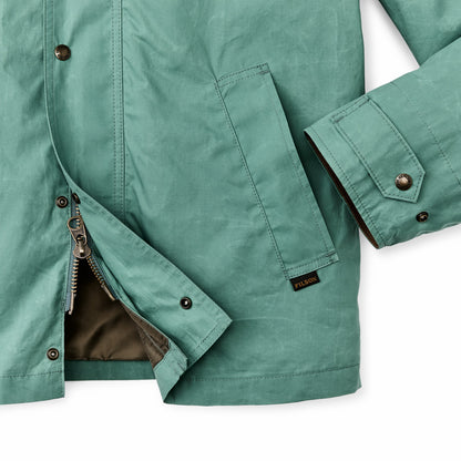 Filson Men Dry Wax Short Field Jacket - Deep Sea