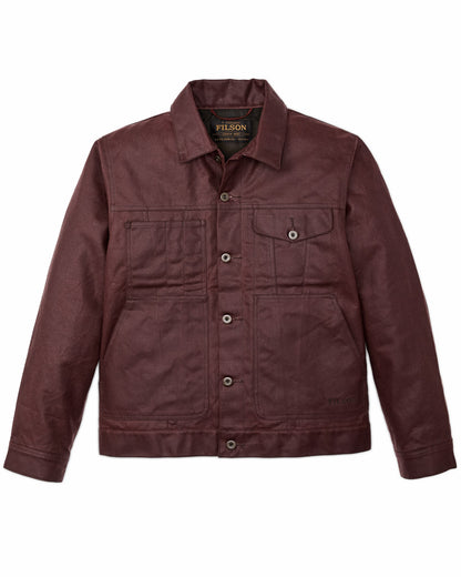 Filson Men Tin Cloth Short Lined Cruiser Jacket